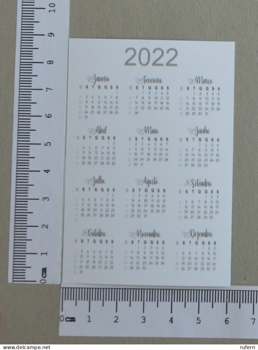 CALENDAR  - BELENENSES - 2022 - 2 SCANS  - (Nº59119) - Small : 2001-...