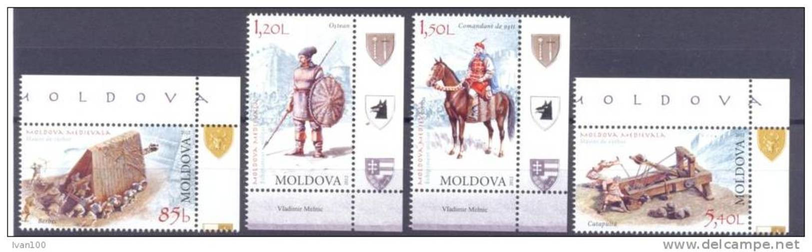 2012. Moldova, History Of Medieval Moldova, Set,  Mint/** - Moldavia