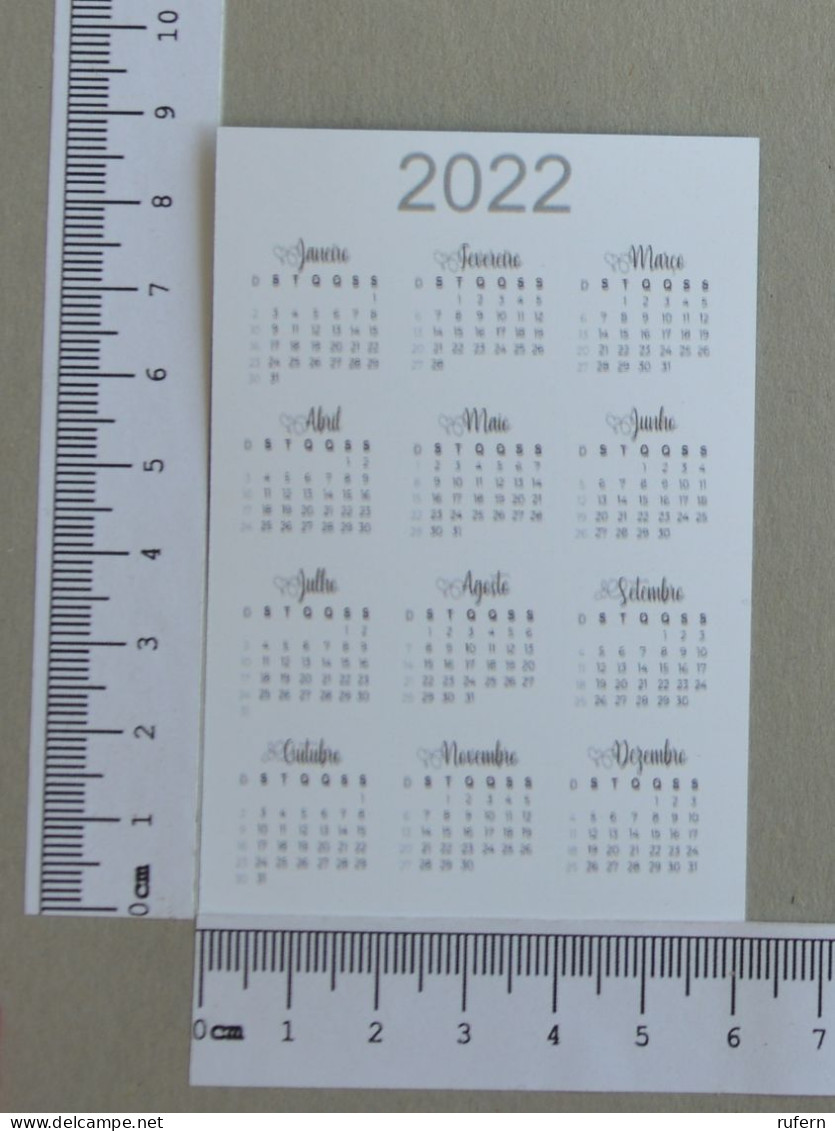 CALENDAR  - BELENENSES - 2022 - 2 SCANS  - (Nº59121) - Small : 2001-...