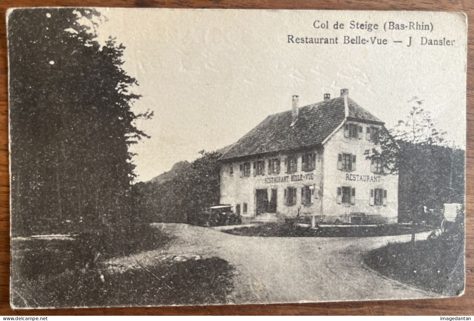 Col De Steige - Restaurant Belle-vue - J Dansler - Circulé Le 14 / 8 / 1934 - Sonstige & Ohne Zuordnung