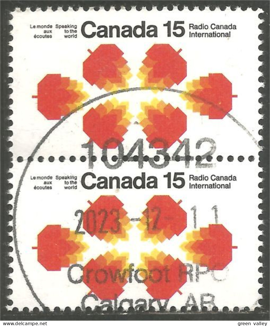 951 Radio Canada International Pair (482e) - Télécom