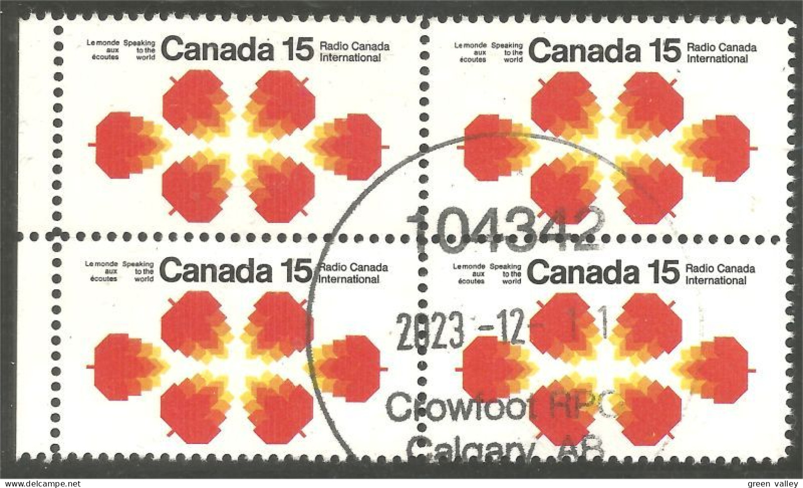 951 Radio Canada International Paire (482c) - Used Stamps