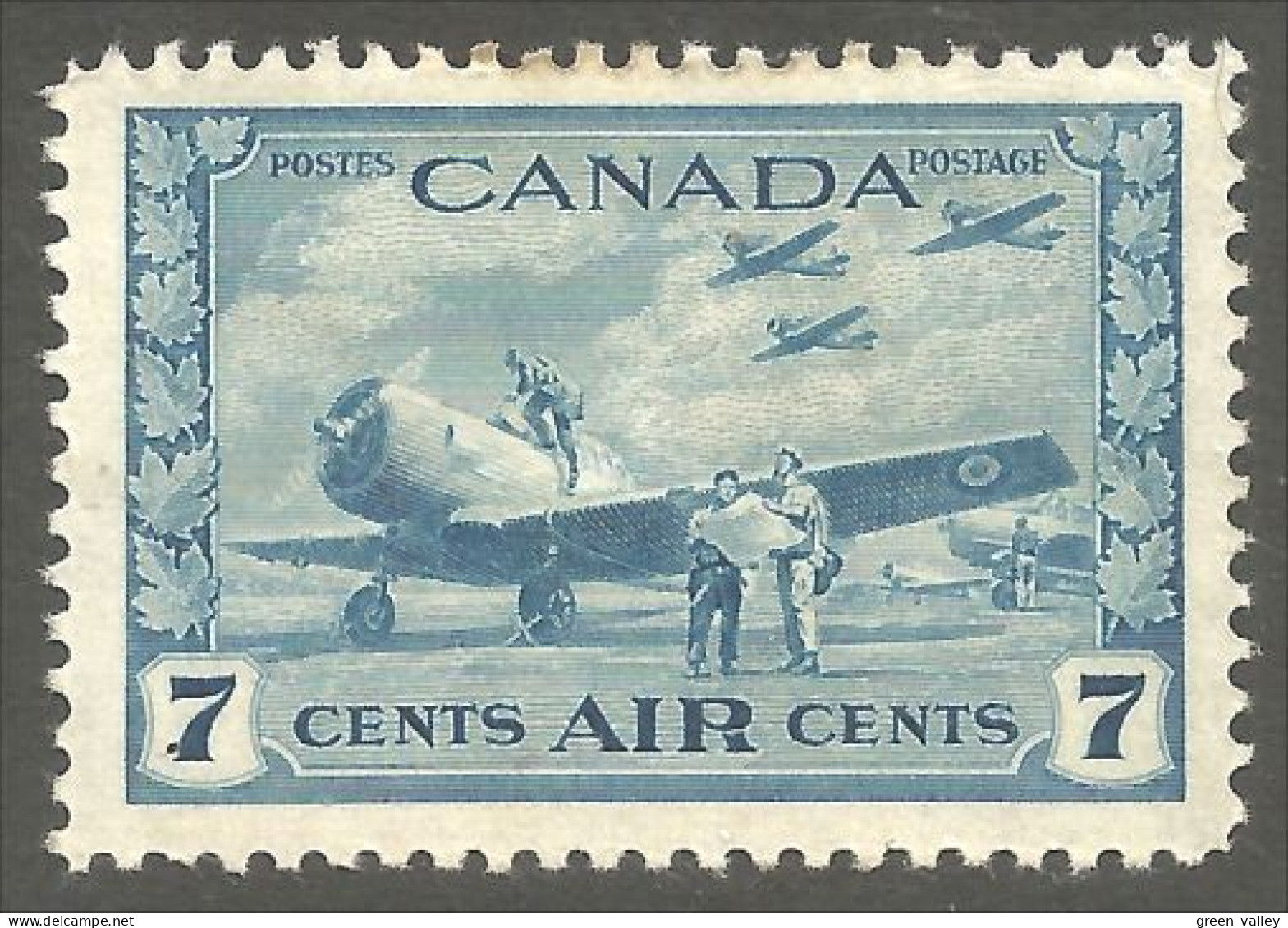 951 Canada 1942 #C8 Avion Airplane Flugzeug Aereo MH * Neuf (471c) - Flugzeuge