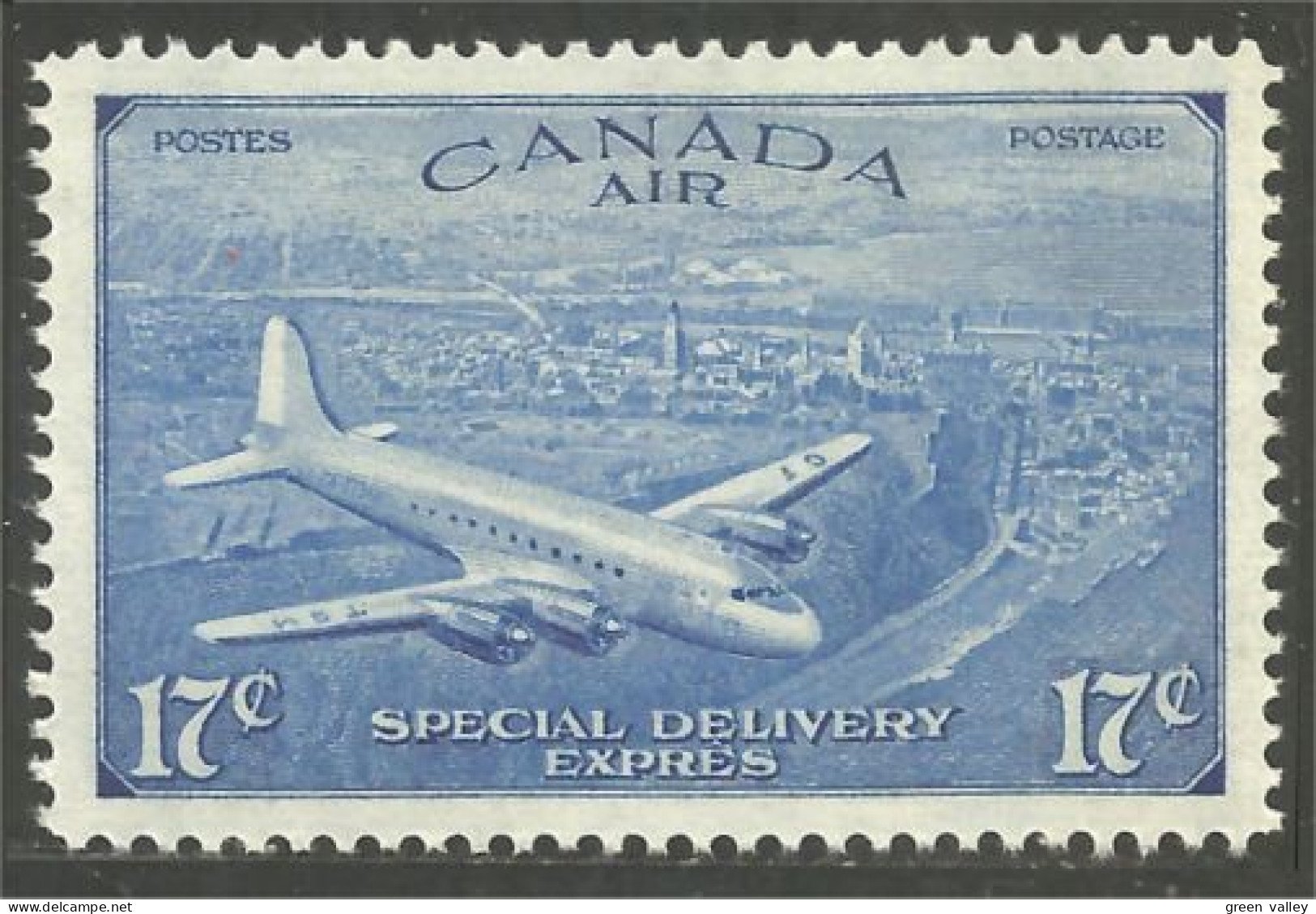 951 Canada 1943 17c Avion Airplane Aereo Flugzeug MNH ** Neuf SC (384) - Flugzeuge