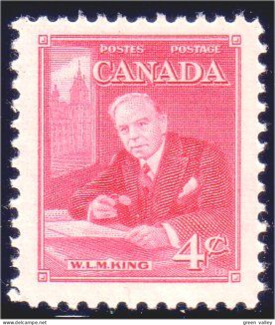 951 Canada 1951 Mackenzie King MNH ** Neuf SC (168a) - Neufs