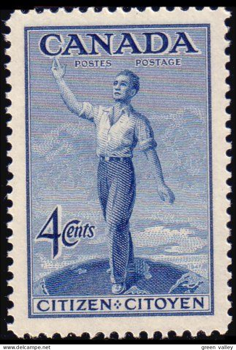 951 Canada 1947 Confederation Citizenship Citoyenneté MNH ** Neuf SC (134b) - Unused Stamps