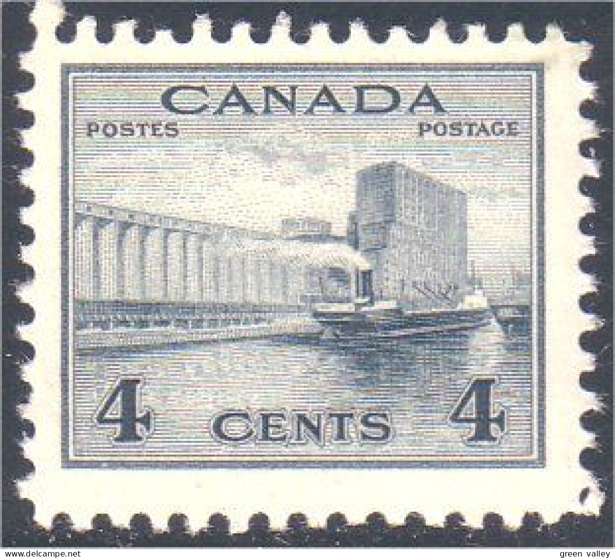 951 Canada 1942 War Issue Grain Elevators MNH ** Neuf SC (123) - Alimentación