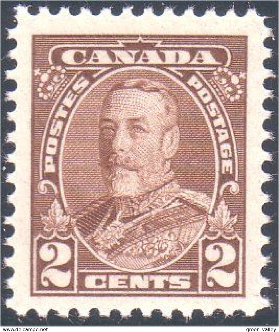 951 Canada 1935 George V Pictorial Issue 2c Brown Brun MNH ** Neuf SC (106) - Ungebraucht