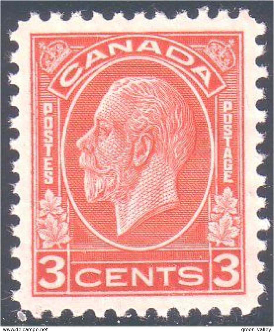 951 Canada 1932 George V Medallion Issue 3c Red Rouge MNH ** Neuf SC (78) - Neufs