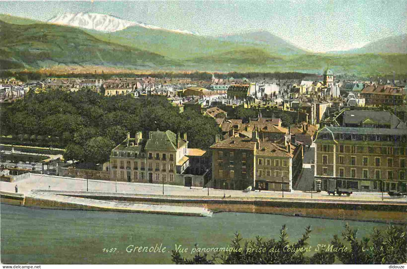 38 - Grenoble - Vue Panoramique Prise Du Couvent Sainte Marie - Colorisée - Correspondance - CPA - Voyagée En 1916 - Voi - Grenoble