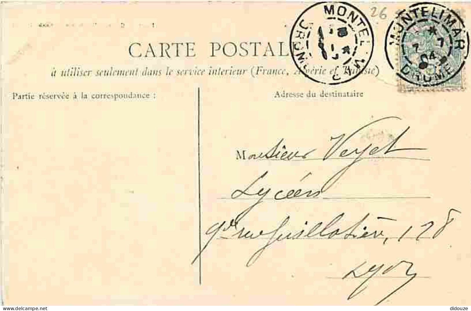 26 - Montélimar - Le Théatre - Animée - Oblitération Ronde De 1904 - CPA - Voir Scans Recto-Verso - Montelimar