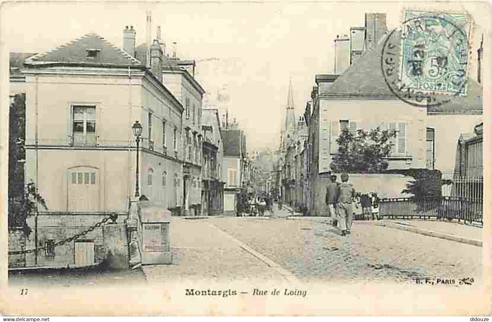 45 - Montargis - Rue De Loing - Animée - CPA - Voir Scans Recto-Verso - Montargis