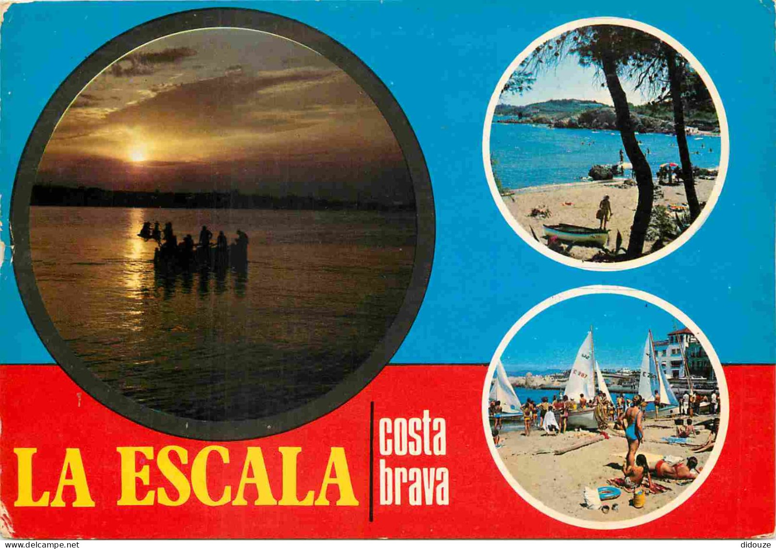 Espagne - Espana - Cataluna - Costa Brava - La Escala - Multivues - Femme En Maillot De Bain - CPM - Voir Scans Recto-Ve - Gerona