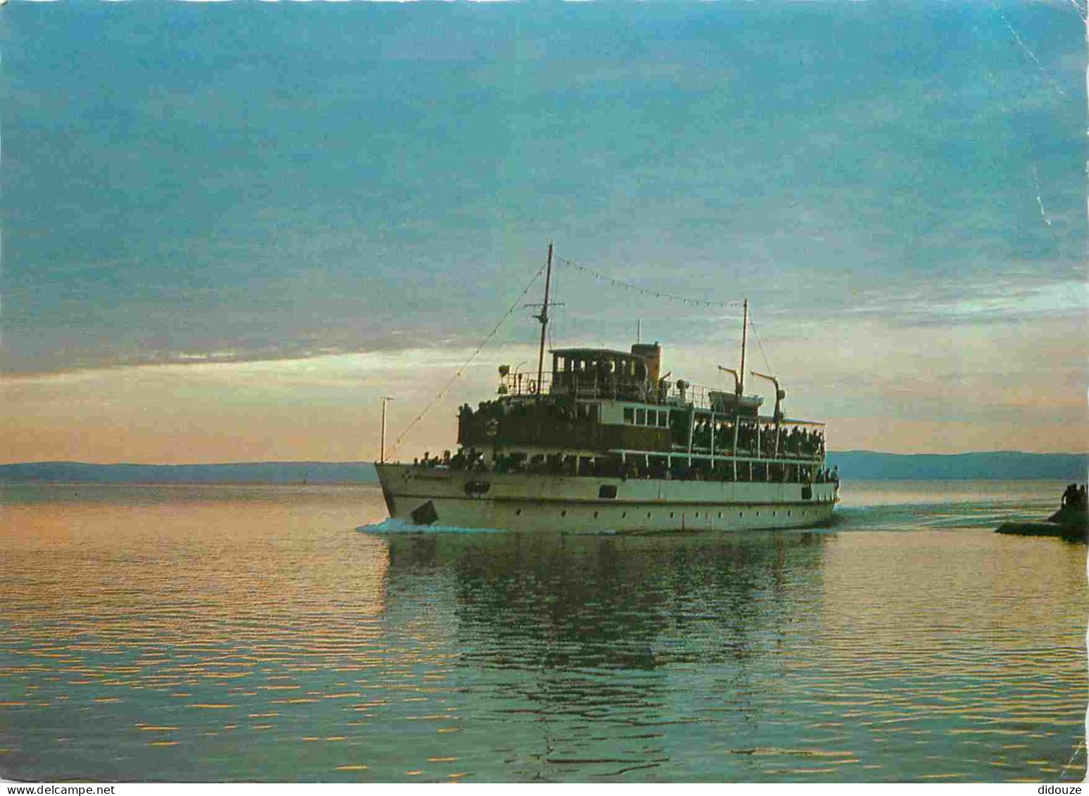 Bateaux - Bateaux Promenade - Udvozlet A Balatonrol - Lac Balaton - CPM - Voir Scans Recto-Verso - Andere & Zonder Classificatie