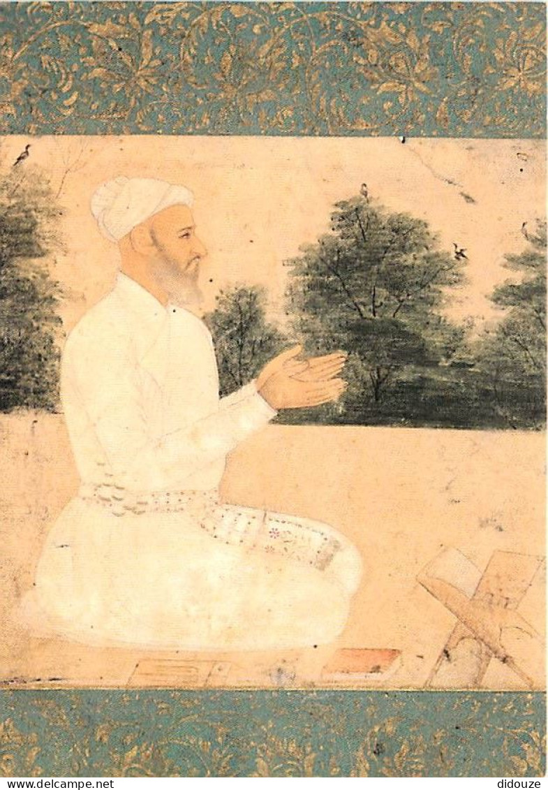 Art - Peinture - Ecole Moghole - Shah Arif Bi-illâh En Prière - Bibliothèque Nationale - CPM - Voir Scans Recto-Verso - Paintings