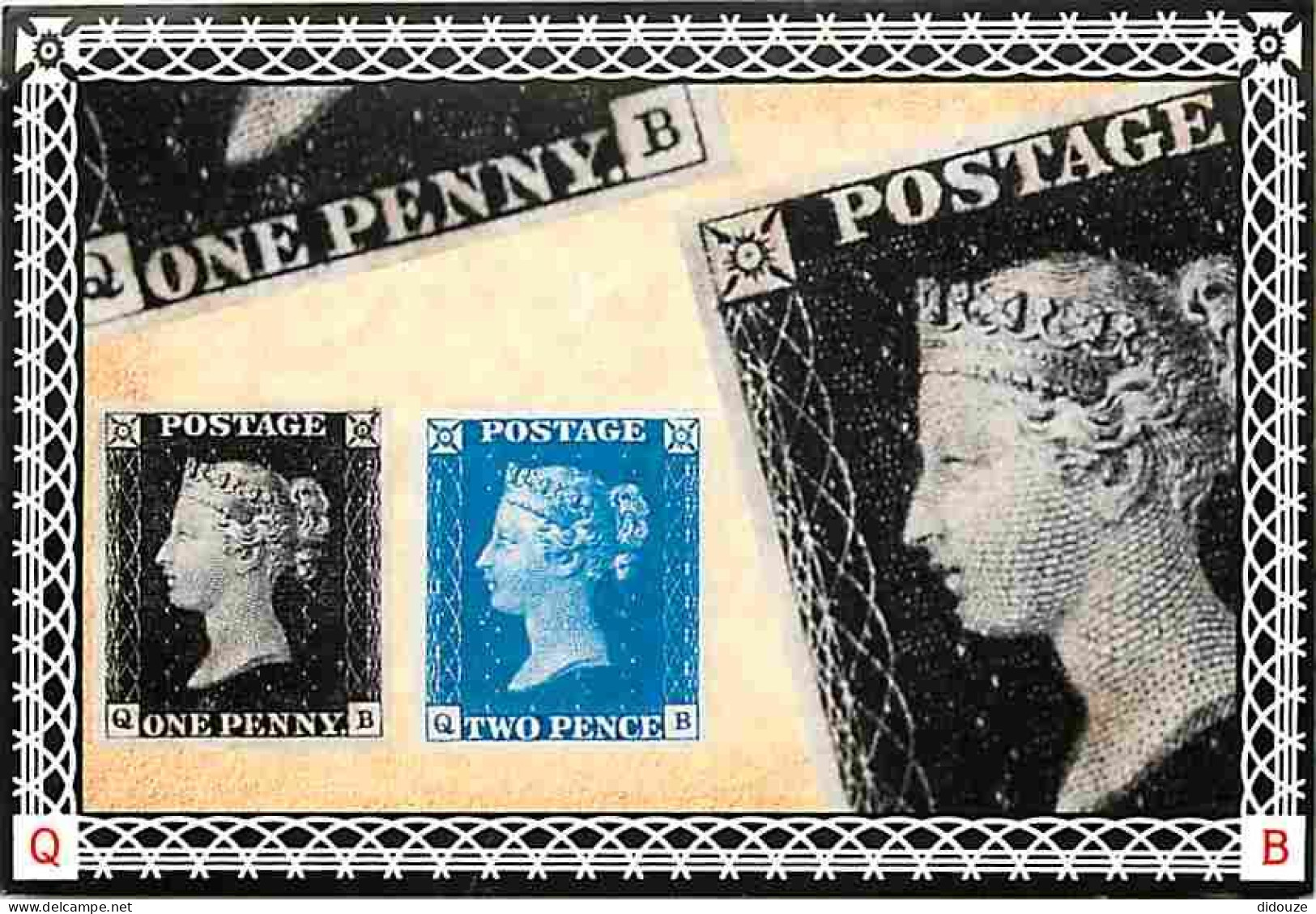 Timbres - Représentation De Timbre Poste Sur Carte Postale - CPM - Voir Scans Recto-Verso - Francobolli (rappresentazioni)