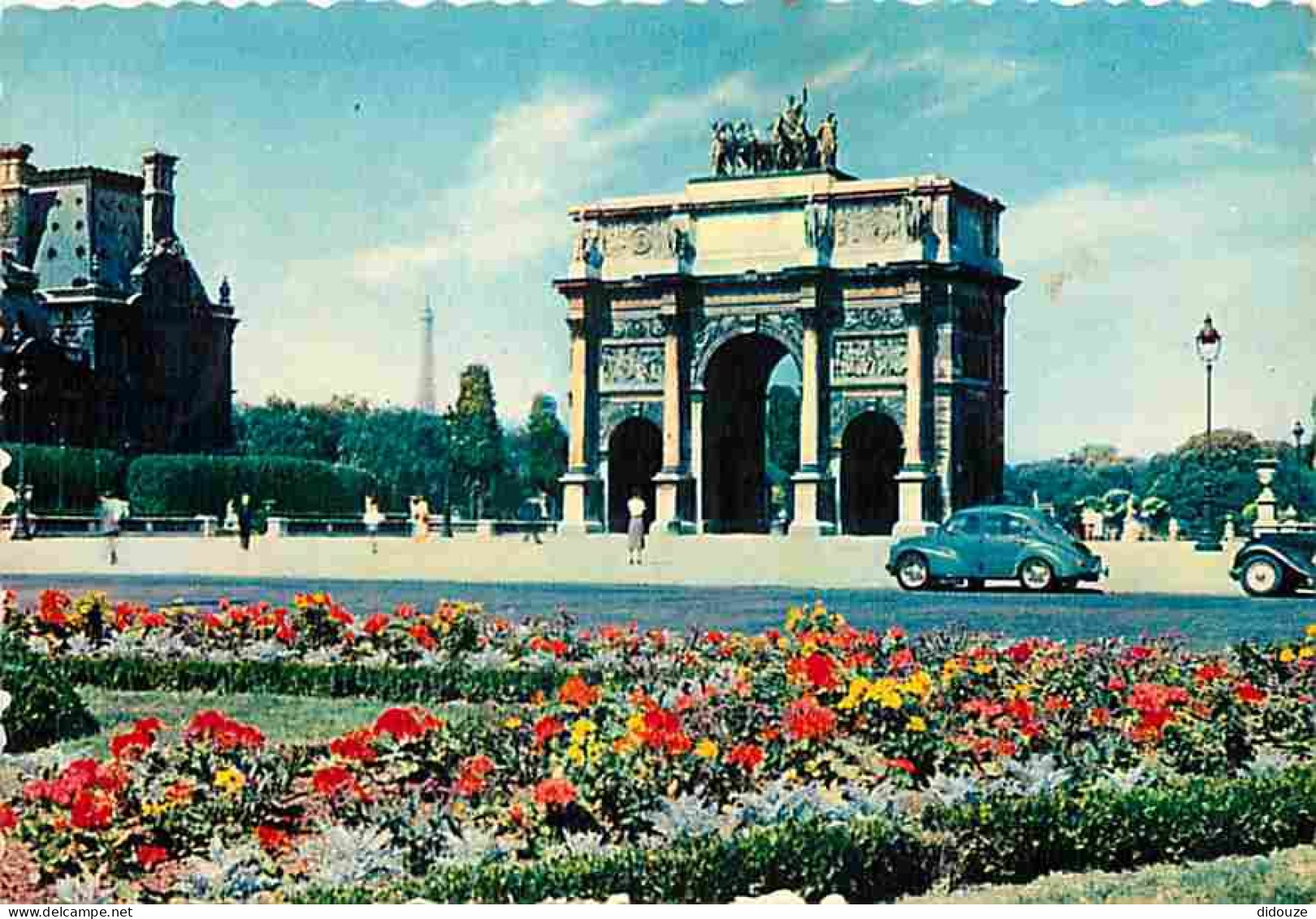 Automobiles - Paris - L'Arc De Triomphe Du Carrousel - Flamme Postale - CPM - Voir Scans Recto-Verso - PKW