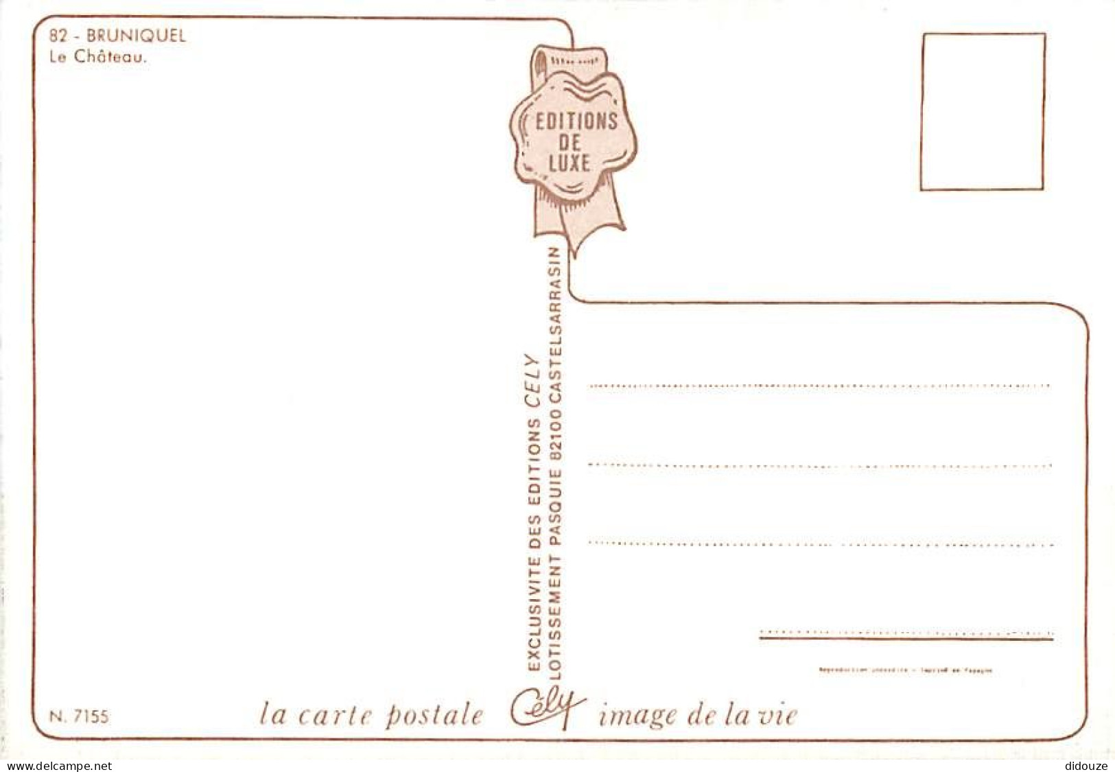 82 - Bruniquel - Le Château - Carte Neuve - CPM - Voir Scans Recto-Verso - Other & Unclassified