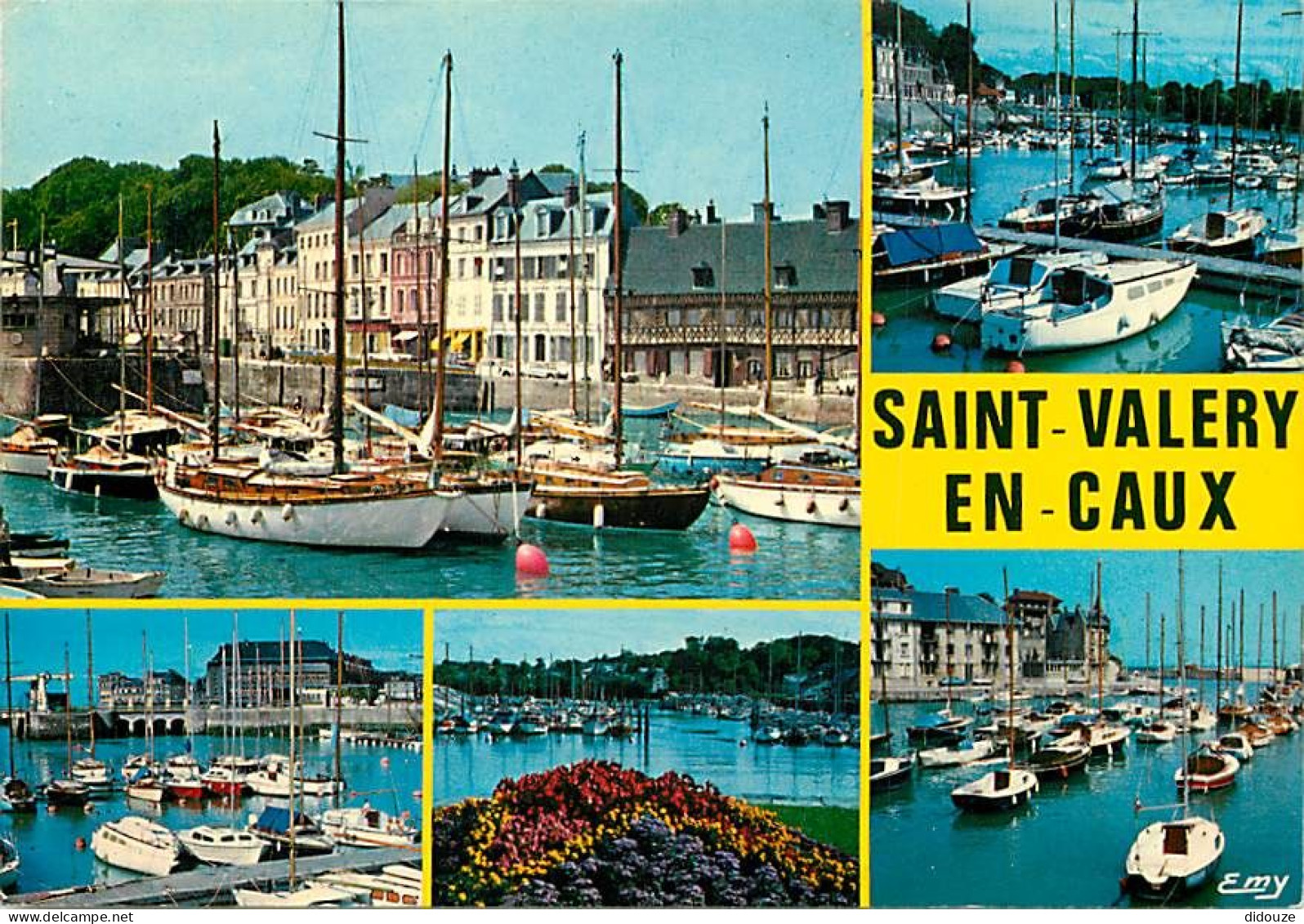 76 - Saint Valery En Caux - Multivues - Bateaux - Fleurs - CPM - Voir Scans Recto-Verso - Saint Valery En Caux