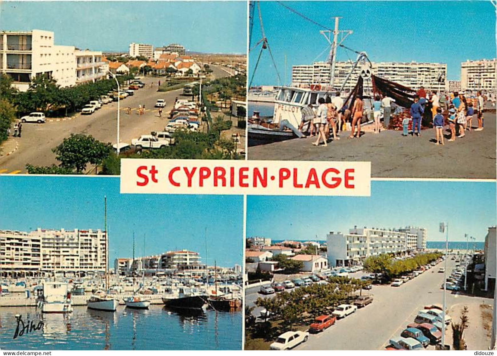 66 - Saint Cyprien - Multivues - Automobiles - Bateaux - Immeubles - CPM - Voir Scans Recto-Verso - Saint Cyprien