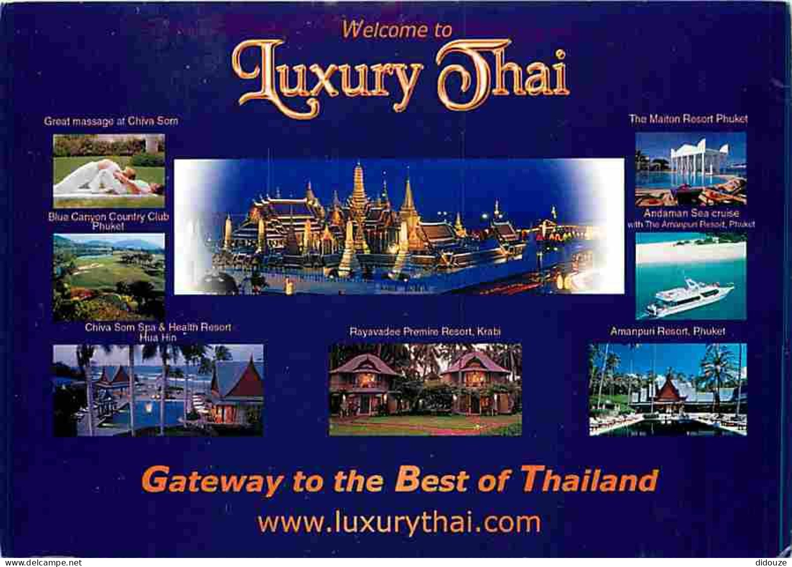Thailande - Luxury Thai - Multivues - CPM - Voir Scans Recto-Verso - Thaïlande