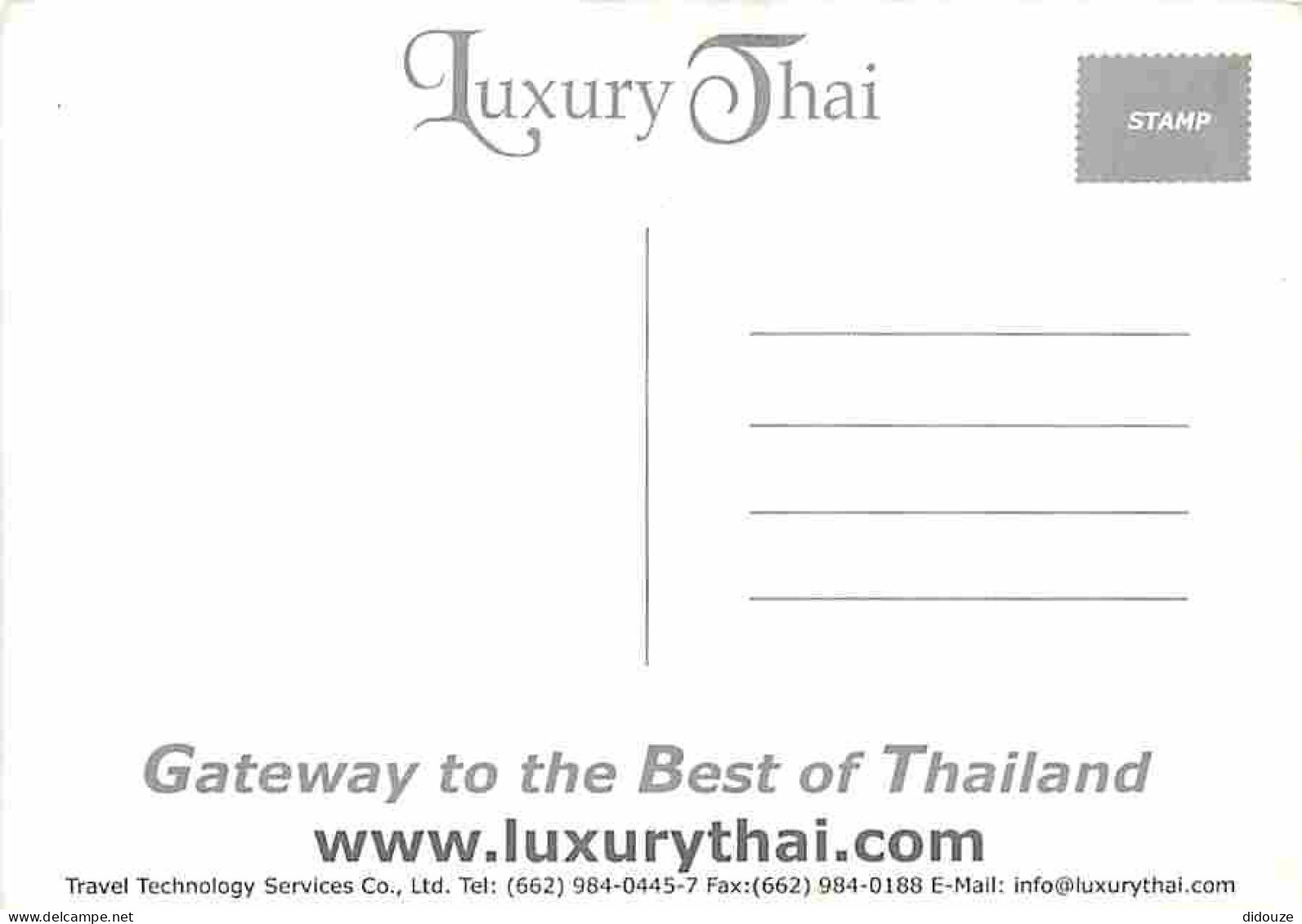 Thailande - Luxury Thai - Multivues - CPM - Voir Scans Recto-Verso - Tailandia