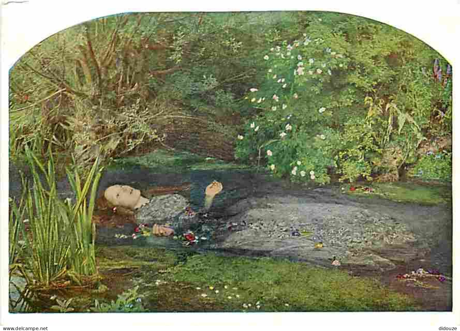 Art - Peinture - Sir John Everett Millais - Ophelia - CPM - Voir Scans Recto-Verso - Paintings