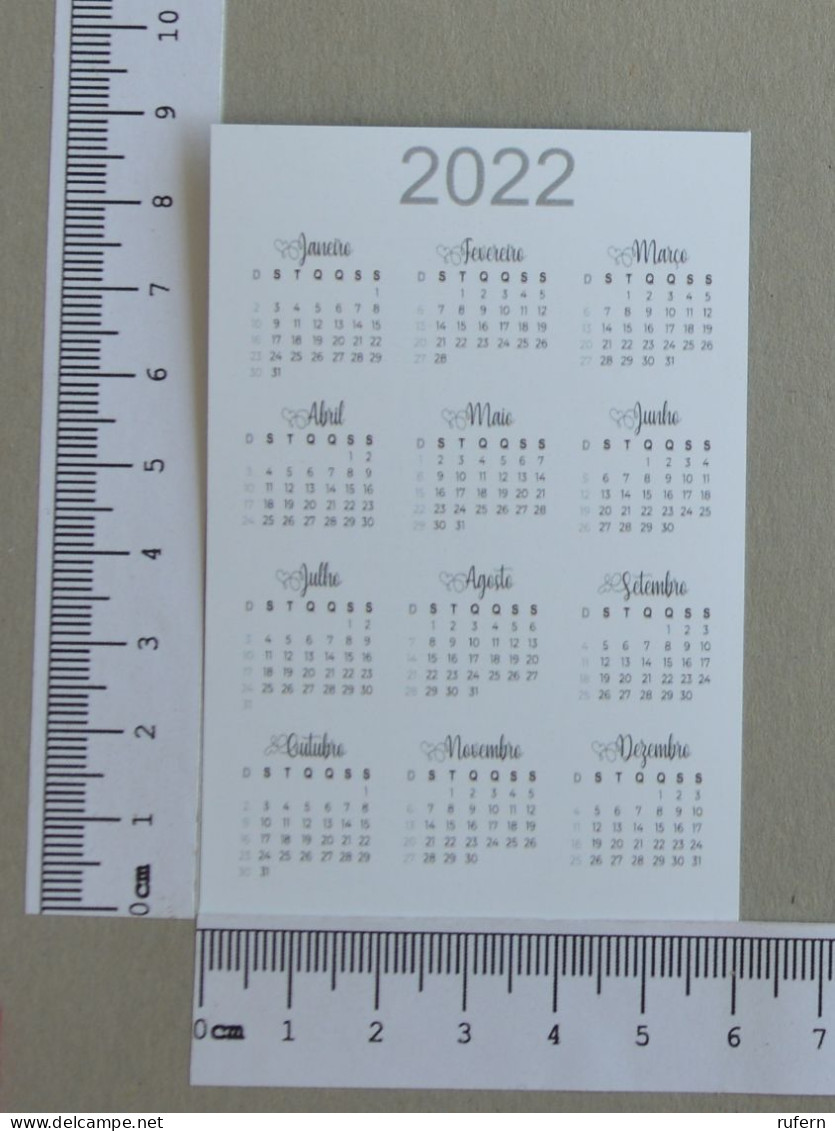 CALENDAR  - SPORTING - 2022 - 2 SCANS  - (Nº59124) - Formato Piccolo : 2001-...