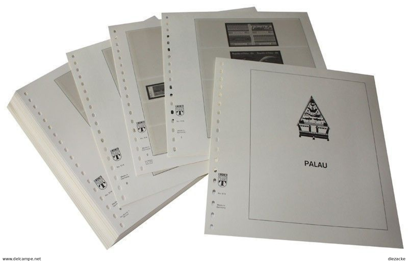 Lindner-T Palau 2001-2003 Vordrucke 514-01 Neuware ( - Pre-printed Pages