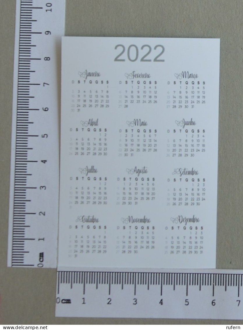 CALENDAR  - SPORTING - 2022 - 2 SCANS  - (Nº59129) - Petit Format : 2001-...