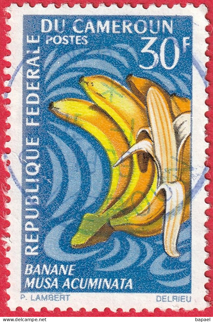N° Yvert & Tellier 449 - Rép. Fédérale Du Cameroun (1967) (Oblitéré) - Fruits Divers - Banane (2) - Kamerun (1960-...)
