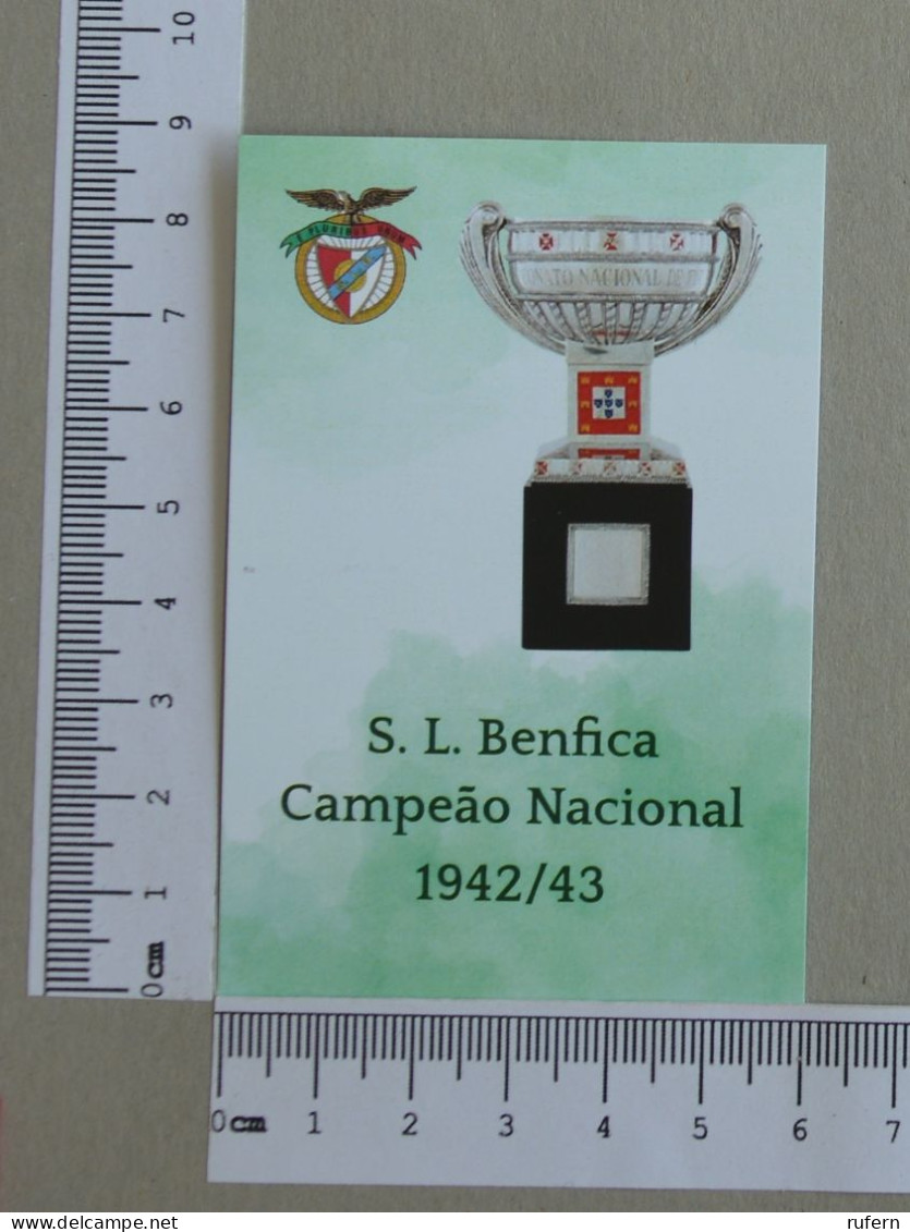 CALENDAR  - BENFICA - 2022 - 2 SCANS  - (Nº59135) - Tamaño Pequeño : 2001-...
