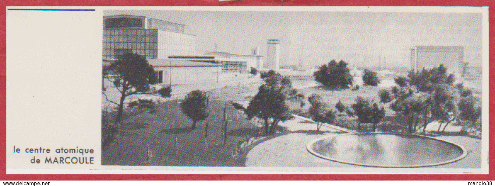 Le Centre Atomique De Marcoule. Gard (30). Larousse 1960. - Documenti Storici