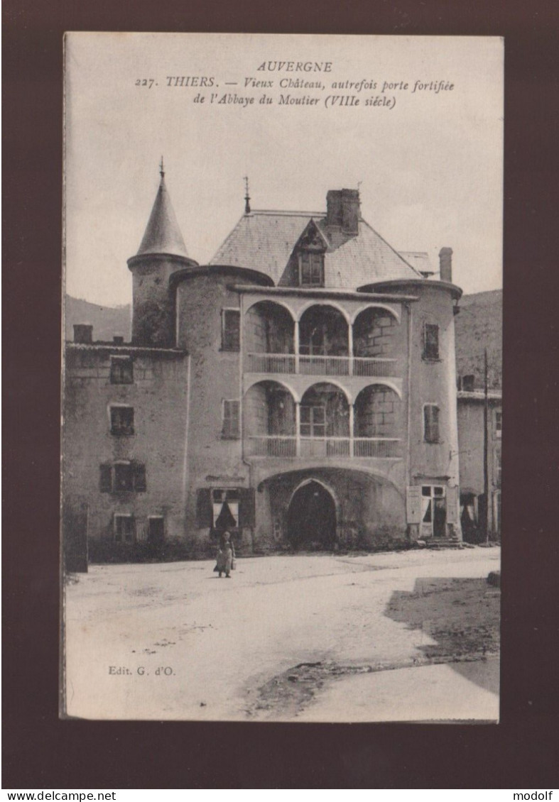 CPA - 63 - Thiers - Vieux Château - Circulée En 1920 - Thiers