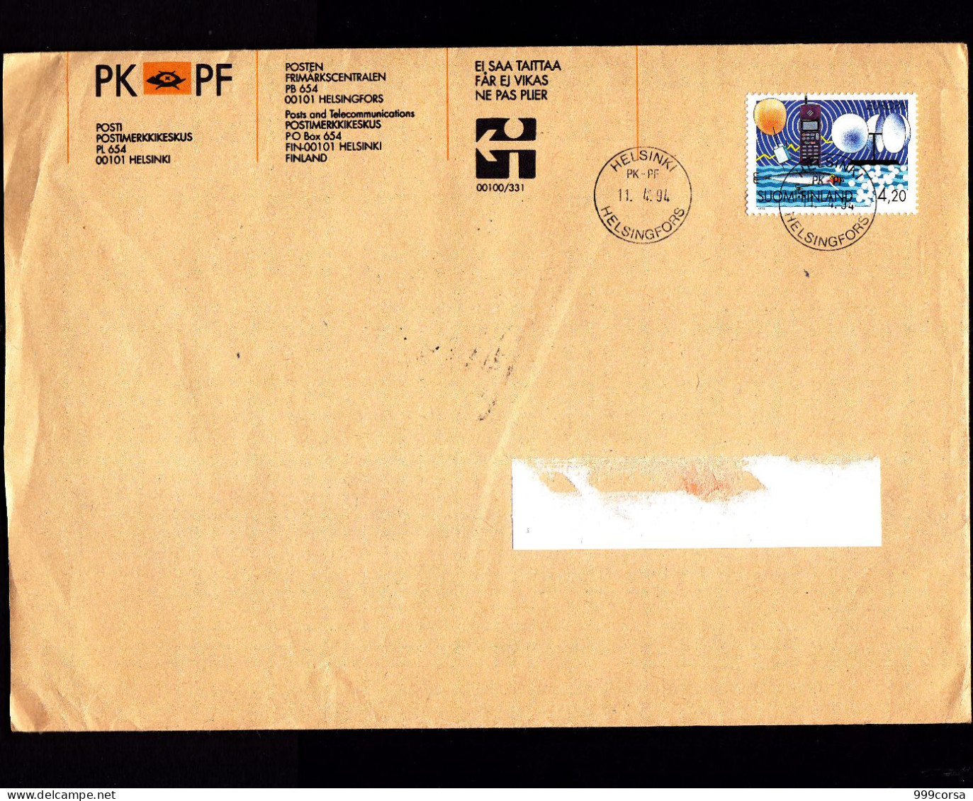 Gibilterra, Faer-Oer, Portogallo, Finlandia, Storia Postale (buste 23x16) - Europe (Other)