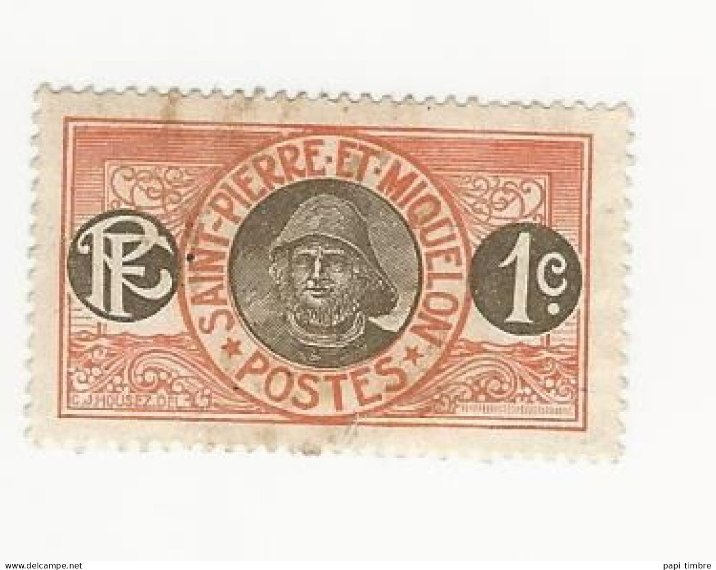 SPM-1909-17 -Pêcheur - N° 78 Oblitéré - Used Stamps