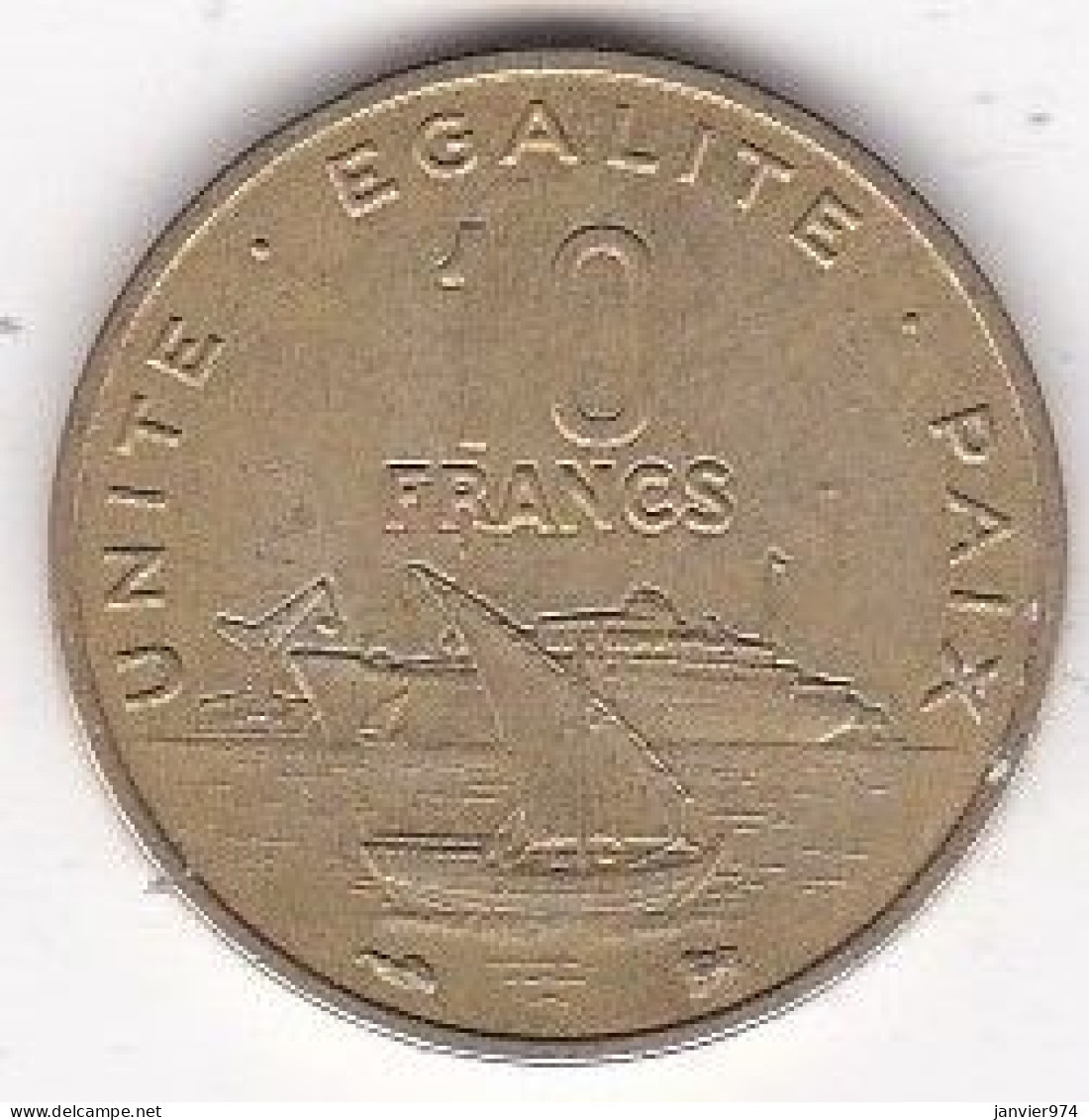 République De Djibouti. 10 Francs 1999 Bronze-aluminium. KM# 23 - Dschibuti