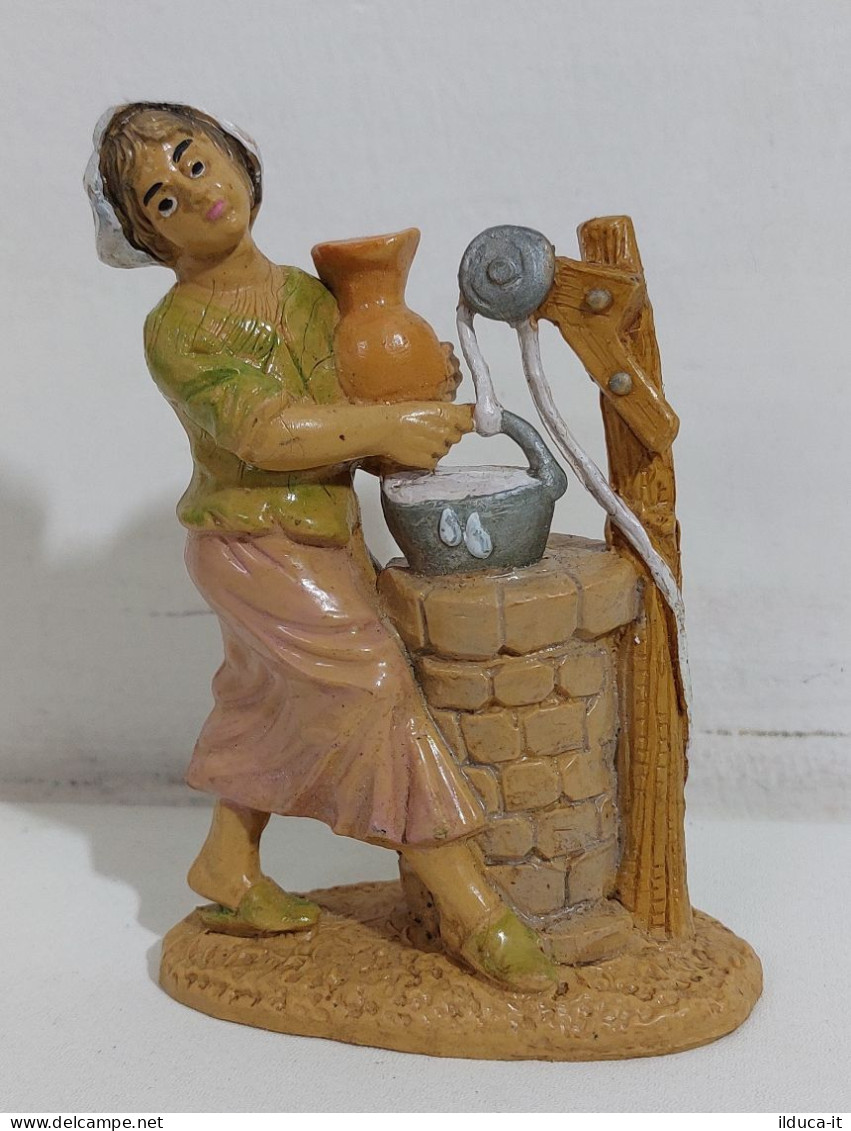 66096 Pastorello Presepe - Statuina In Plastica - Donna Al Pozzo - Nacimientos - Pesebres