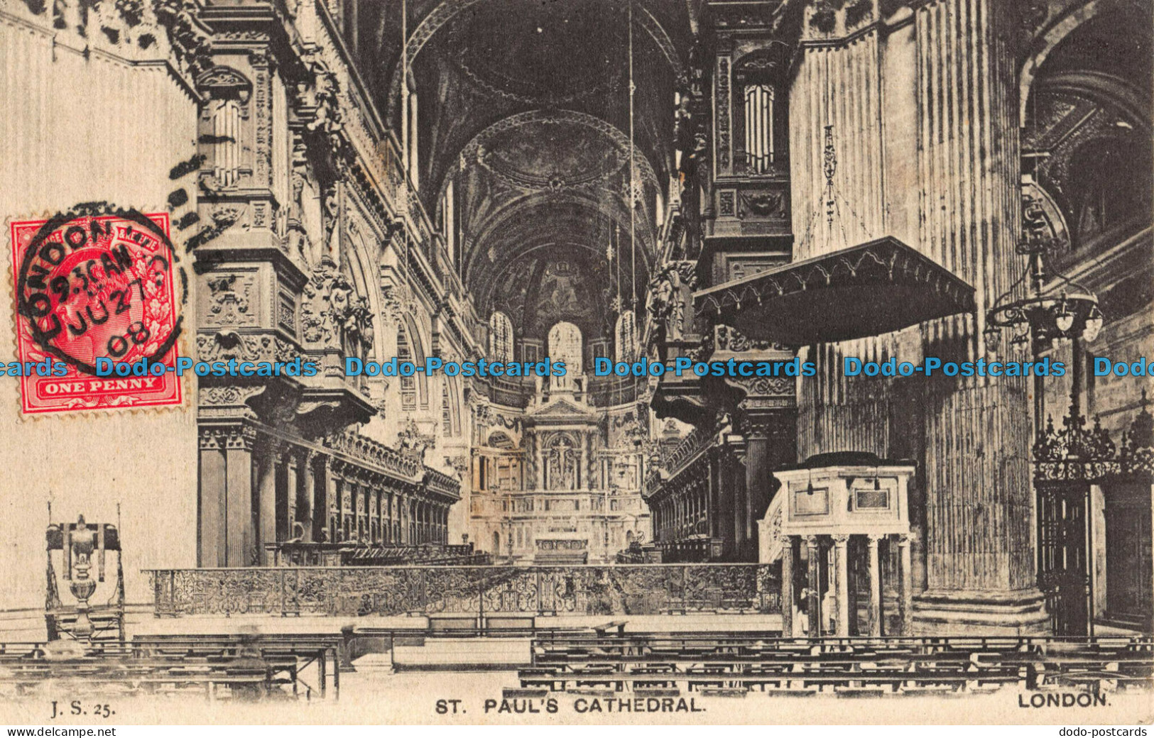 R043439 St. Pauls Cathedral. London. Samuels. 1908 - Altri & Non Classificati