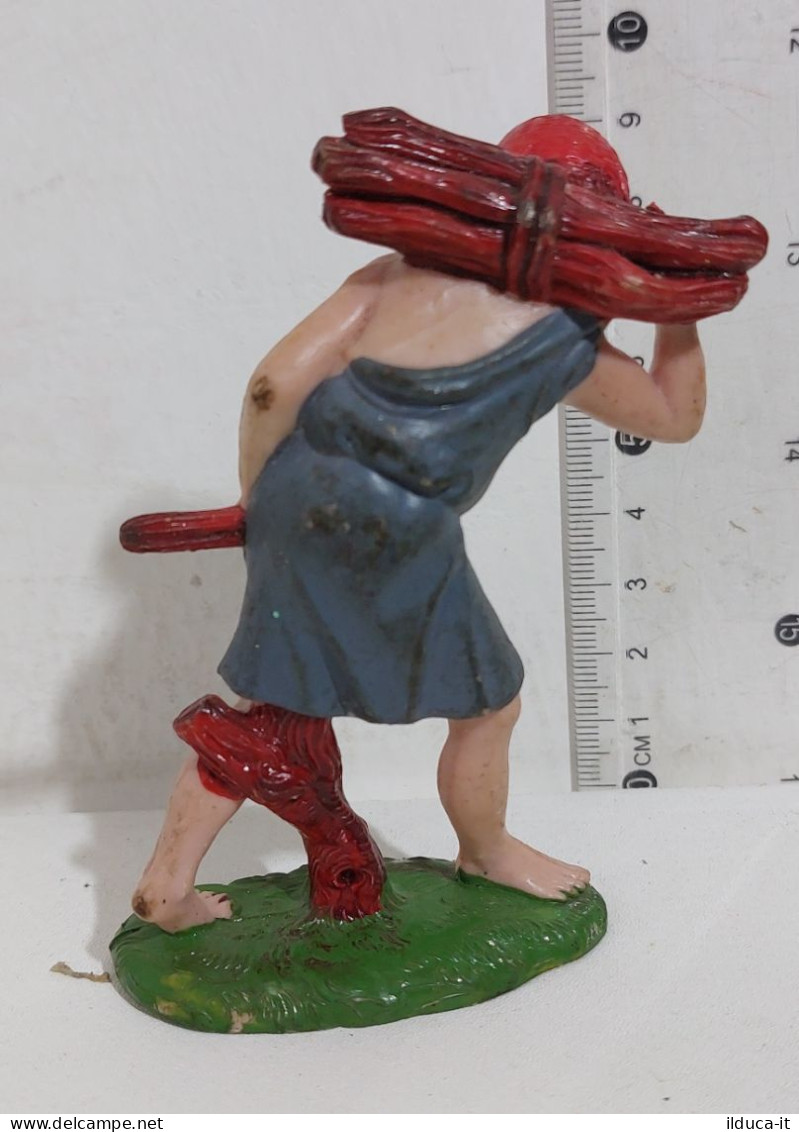 66107 Pastorello Presepe - Statuina In Plastica - Taglialegna - Nacimientos - Pesebres