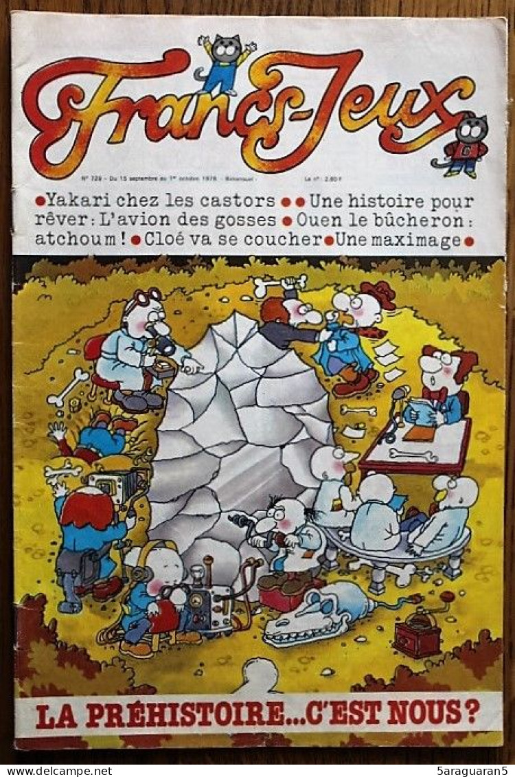 MAGAZINE FRANCS JEUX - 729 - Septembre 1978 - Otras Revistas