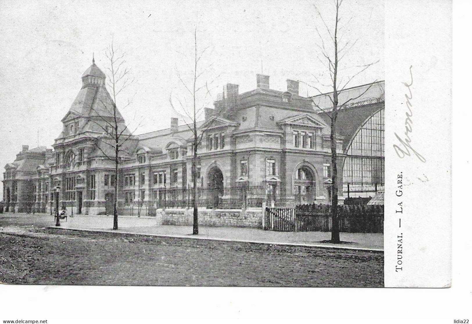 Tournai   La Gare  En 1914 - Doornik