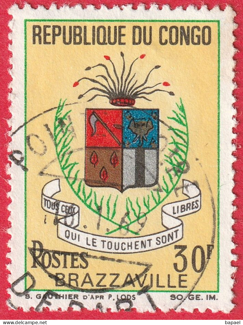 N° Yvert & Tellier 214 - République Du Congo (1967) (Oblitéré) - Armoiries De Brazzaville (1) - Used