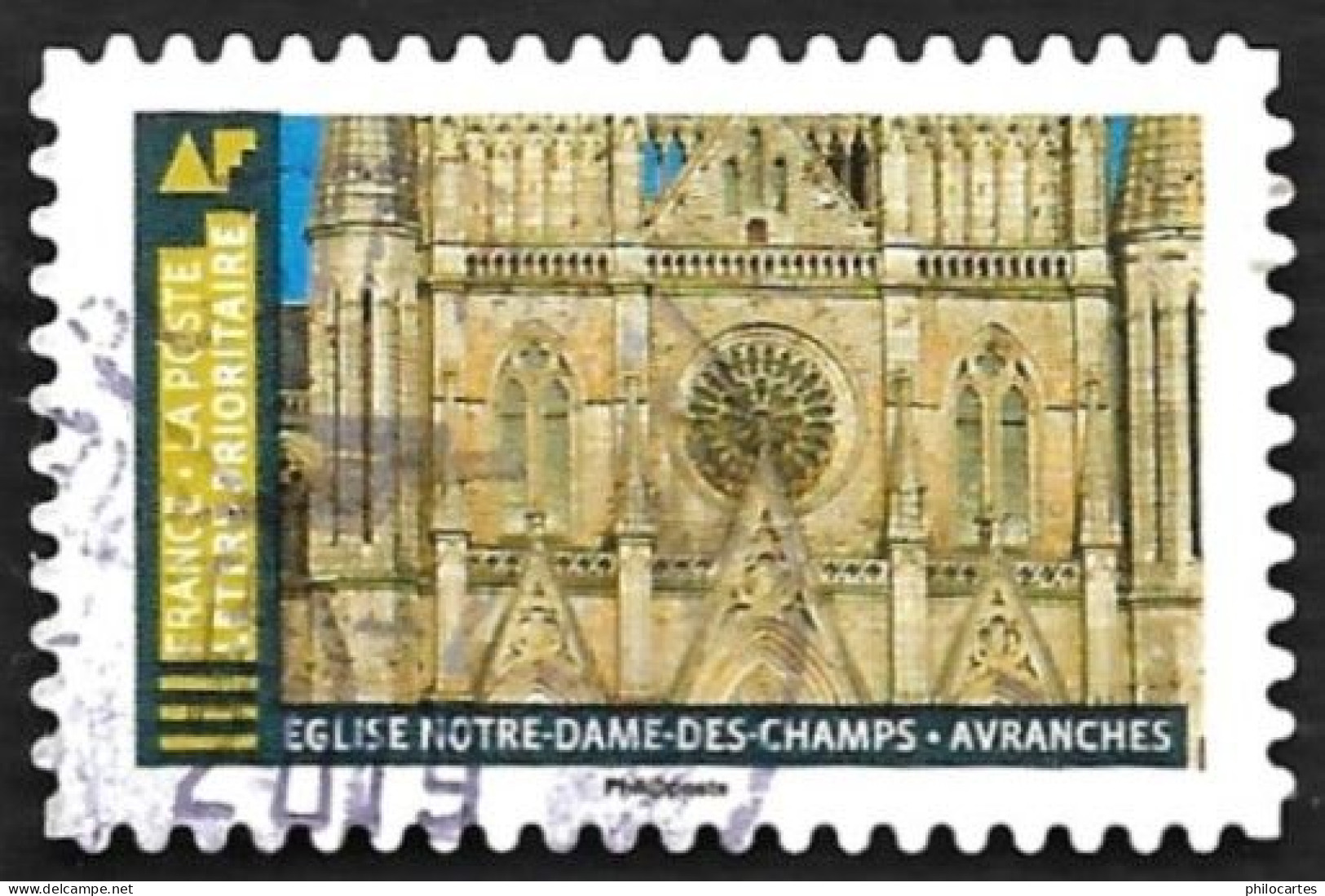 FRANCE 2019  - AA  1680 -  Église ND Des Champs à Avranches - Oblitéré - Gebraucht