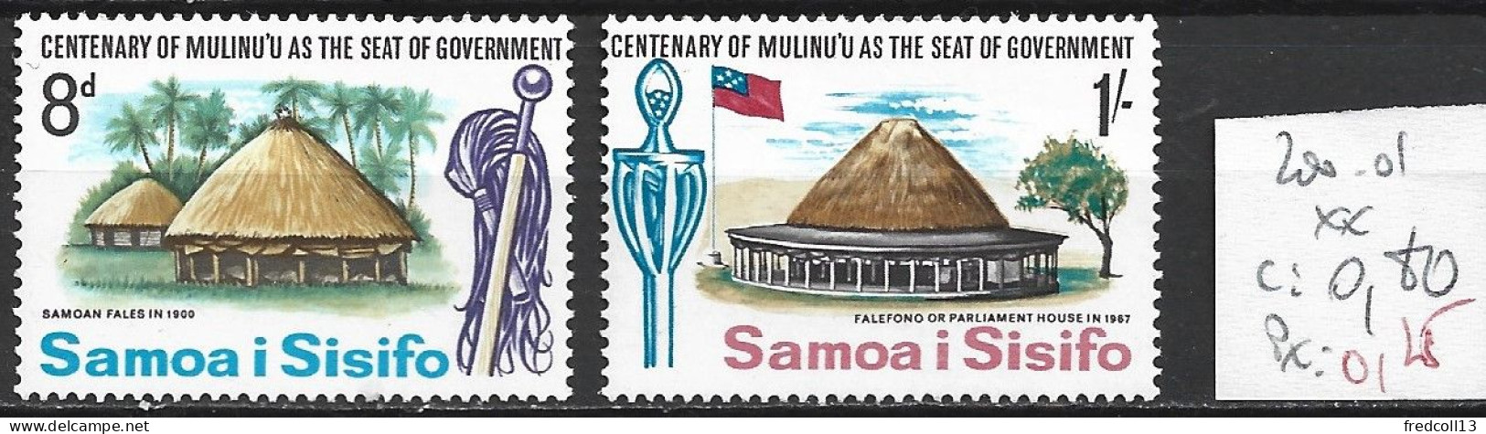 SAMOA 200-201 ** Côte 0.80 € - Samoa (Staat)