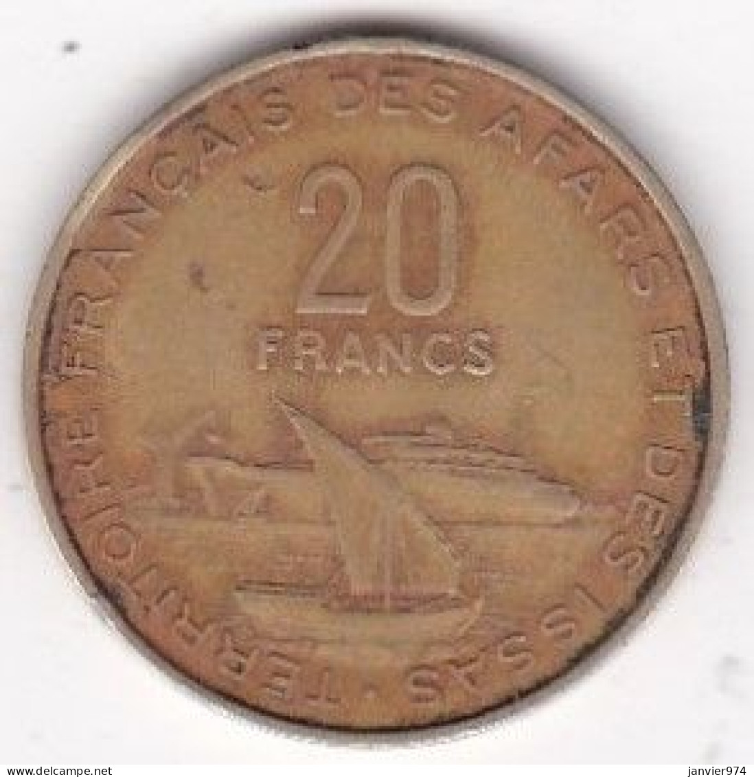Territoire Français Des Afars Et Des Issas 20 Francs 1968 , Laiton, KM# 15 – Lec 64 - Dschibuti