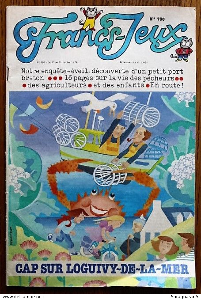 MAGAZINE FRANCS JEUX - 730 - Octobre 1978 - Autre Magazines