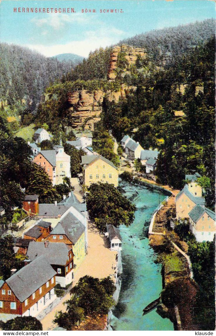 Herrenkretschen - Böhm.Schweiz - Bohemen En Moravië