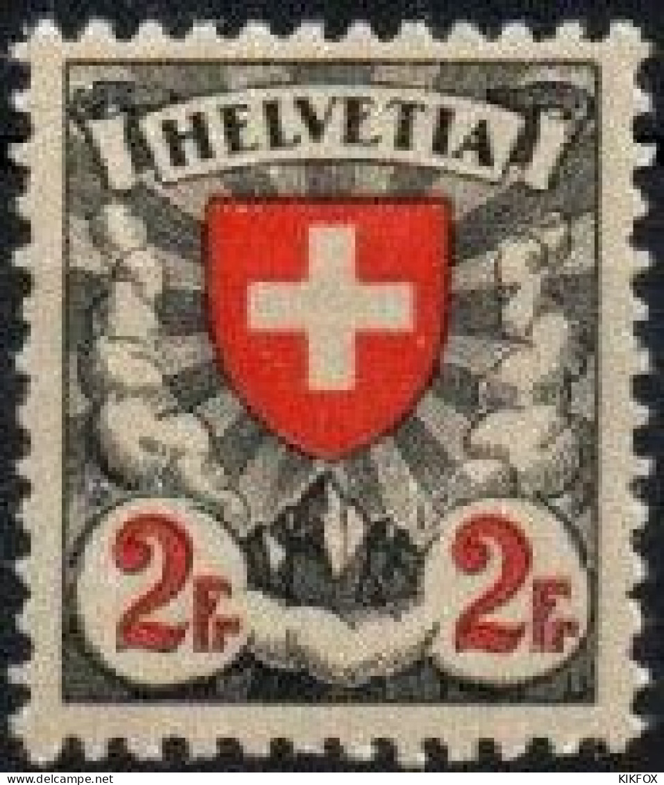 SUISSE ,SCHWEIZ, 1924,  Zu 166,  Mi 197 Z, YV 211, WAPPENZEICHNUNG, BLASON, Trace De Charnière, MINIMALE - Unused Stamps