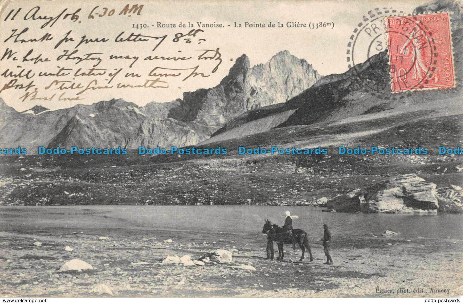 R044822 Route De La Vanoise. La Pointe De La Gliere. 1906 - World